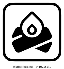 Editable bonfire, campfire vector icon. Part of a big icon set family. Perfect for web and app interfaces, presentations, infographics, etc