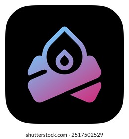 Editable bonfire, campfire vector icon. Part of a big icon set family. Perfect for web and app interfaces, presentations, infographics, etc