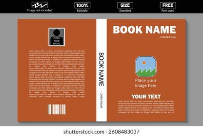 Editable Book cover design template