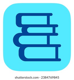 Editable book stack vector icon. Part of a big icon set family. Perfect for web and app interfaces, presentations, infographics, etc