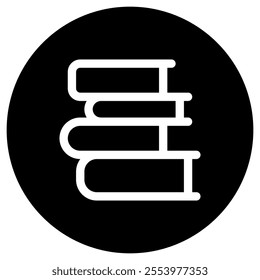 Editable book stack vector icon. Part of a big icon set family. Perfect for web and app interfaces, presentations, infographics, etc