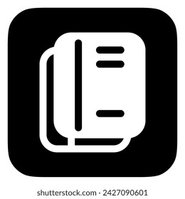 Editable books, notebooks, textbooks, journal, diary vector icon. Part of a big icon set family. Perfect for web and app interfaces, presentations, infographics, etc