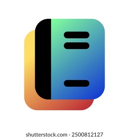 Editable books, notebooks, textbooks, journal, diary vector icon. Part of a big icon set family. Perfect for web and app interfaces, presentations, infographics, etc