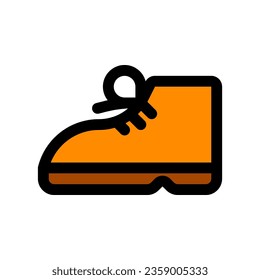 Editable boots, shoes vector icon. Clothing, fashion, apparel. Part of a big icon set family. Perfect for web and app interfaces, presentations, infographics, etc