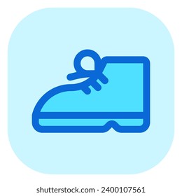 Editable boots, shoes vector icon. Clothing, fashion, apparel. Part of a big icon set family. Perfect for web and app interfaces, presentations, infographics, etc