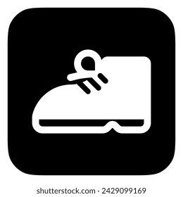 Editable boots, shoes vector icon. Clothing, fashion, apparel. Part of a big icon set family. Perfect for web and app interfaces, presentations, infographics, etc