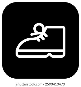 Editable boots, shoes vector icon. Clothing, fashion, apparel. Part of a big icon set family. Perfect for web and app interfaces, presentations, infographics, etc