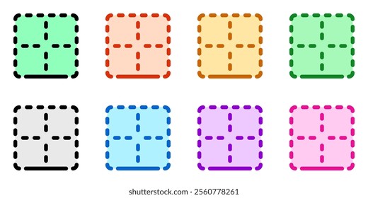 Editable bottom border vector icon. Part of a big icon set family. Perfect for web and app interfaces, presentations, infographics, etc