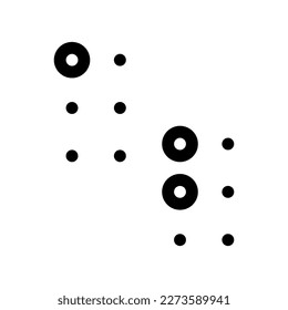 Editable braille vector icon. Part of a big icon set family. Perfect for web and app interfaces, presentations, infographics, etc