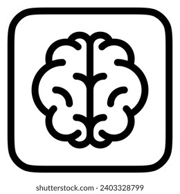 Editable brain vector icon. Part of a big icon set family. Perfect for web and app interfaces, presentations, infographics, etc