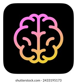 Editable brain vector icon. Part of a big icon set family. Perfect for web and app interfaces, presentations, infographics, etc