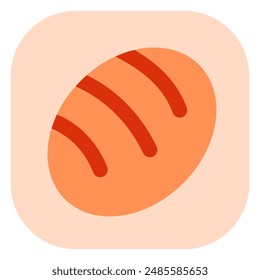 Editable bread, baguette, bun vector icon. Bakery, cooking, food. Part of a big icon set family. Perfect for web and app interfaces, presentations, infographics, etc