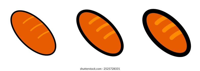 Editable bread loaf vector icon. Part of a big icon set family. Perfect for web and app interfaces, presentations, infographics, etc