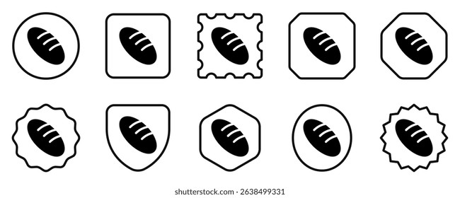 Editable bread loaf vector icon. Part of a big icon set family. Perfect for web and app interfaces, presentations, infographics, etc