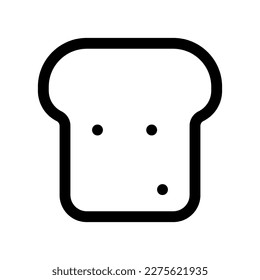 Editable bread, toast vector icon. Part of a big icon set family. Perfect for web and app interfaces, presentations, infographics, etc