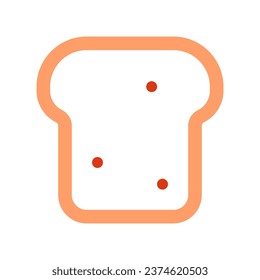 Editable bread, toast vector icon. Part of a big icon set family. Perfect for web and app interfaces, presentations, infographics, etc