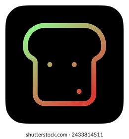 Editable bread, toast vector icon. Part of a big icon set family. Perfect for web and app interfaces, presentations, infographics, etc
