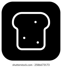 Editable bread, toast vector icon. Part of a big icon set family. Perfect for web and app interfaces, presentations, infographics, etc