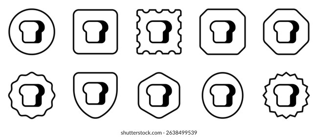 Editable bread, toast vector icon. Part of a big icon set family. Perfect for web and app interfaces, presentations, infographics, etc