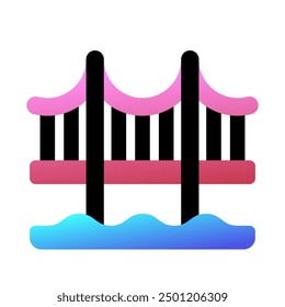 Editable bridge vector icon. Part of a big icon set family. Perfect for web and app interfaces, presentations, infographics, etc