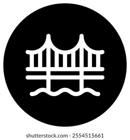 Editable bridge vector icon. Part of a big icon set family. Perfect for web and app interfaces, presentations, infographics, etc