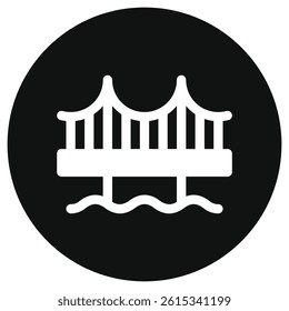 Editable bridge vector icon. Part of a big icon set family. Perfect for web and app interfaces, presentations, infographics, etc