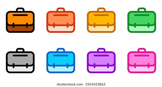 Editable briefcase, portfolio, business, work, office, job investment, bag, suitcase vector icon. Part of a big icon set family. Perfect for web and app interfaces, presentations, infographics, etc