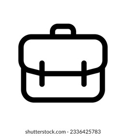 Editable briefcase, suitcase, portfolio vector icon. Business, work, travel. Part of a big icon set family. Perfect for web and app interfaces, presentations, infographics, etc