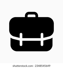 Editable briefcase, suitcase, portfolio vector icon. Business, work, travel. Part of a big icon set family. Perfect for web and app interfaces, presentations, infographics, etc