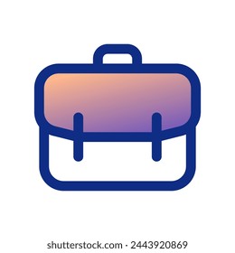 Editable briefcase, suitcase, portfolio vector icon. Business, work, travel. Part of a big icon set family. Perfect for web and app interfaces, presentations, infographics, etc