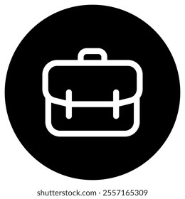 Editable briefcase, suitcase, portfolio vector icon. Business, work, travel. Part of a big icon set family. Perfect for web and app interfaces, presentations, infographics, etc