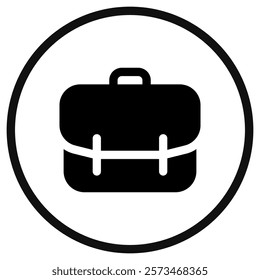 Editable briefcase, suitcase, portfolio vector icon. Business, work, travel. Part of a big icon set family. Perfect for web and app interfaces, presentations, infographics, etc