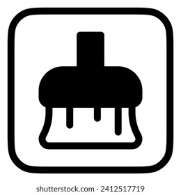 Editable broom vector icon. Part of a big icon set family. Perfect for web and app interfaces, presentations, infographics, etc