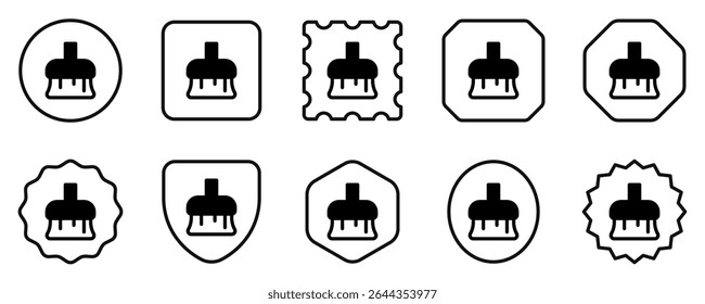 Editable broom vector icon. Part of a big icon set family. Perfect for web and app interfaces, presentations, infographics, etc