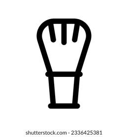 Editable brush vector icon. Barbershop, lifestyle, grooming. Part of a big icon set family. Perfect for web and app interfaces, presentations, infographics, etc