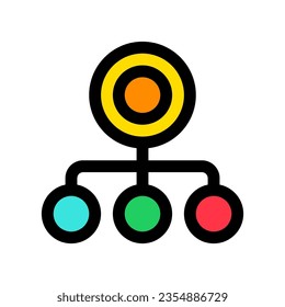 Editable budget, hierarchy vector icon. Part of a big icon set family. Finance, business, investment, accounting. Perfect for web and app interfaces, presentations, infographics, etc