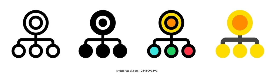 Editable budget, hierarchy vector icon. Part of a big icon set family. Finance, business, investment, accounting. Perfect for web and app interfaces, presentations, infographics, etc