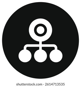 Editable budget, hierarchy vector icon. Part of a big icon set family. Finance, business, investment, accounting. Perfect for web and app interfaces, presentations, infographics, etc