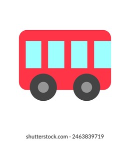 Editable bus vector icon. Vehicles, transportation, travel. Part of a big icon set family. Perfect for web and app interfaces, presentations, infographics, etc