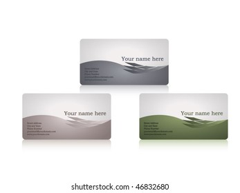 Editable business card