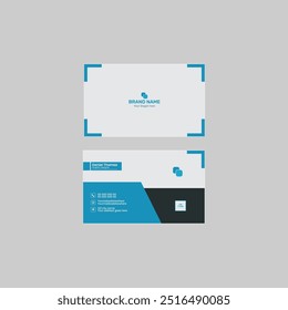 Editable business card design layout