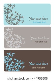 Editable business card set