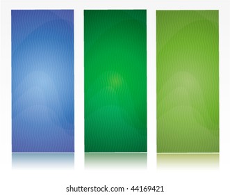 Conjunto de tarjetas de visita editable con ondas luminosas y fondo fuerte
