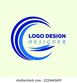 Editable business logo design eps