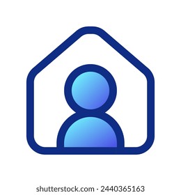 Icono de vector de usuario, inquilino y comprador editable. Parte de una gran familia de iconos. Perfecto para interfaces web y aplicaciones, presentaciones, infografías, etc