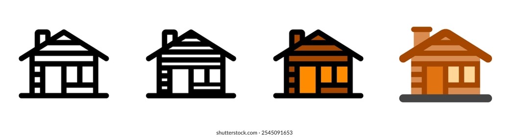 Editable cabin vector icon. Part of a big icon set family. Perfect for web and app interfaces, presentations, infographics, etc
