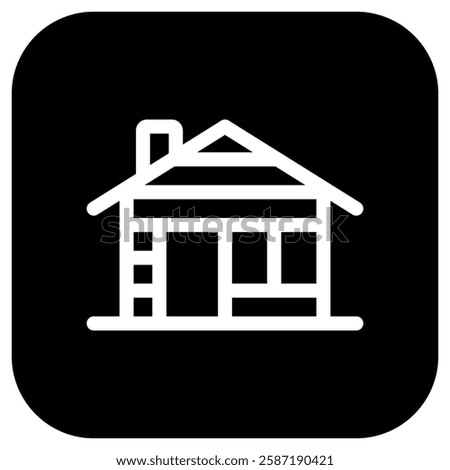 Editable cabin vector icon. Part of a big icon set family. Perfect for web and app interfaces, presentations, infographics, etc