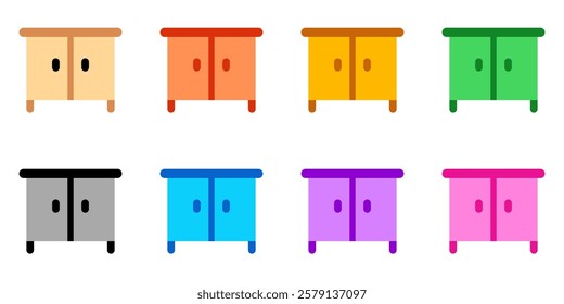 Editable cabinet, nightstand vector icon. Part of a big icon set family. Perfect for web and app interfaces, presentations, infographics, etc