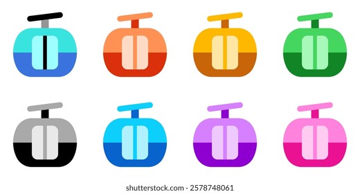 Editable cable car vector icon. Vehicles, transportation, travel. Part of a big icon set family. Perfect for web and app interfaces, presentations, infographics, etc