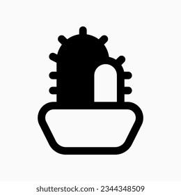 Editable cactus, indoor plant vector icon. Part of a big icon set family. Perfect for web and app interfaces, presentations, infographics, etc